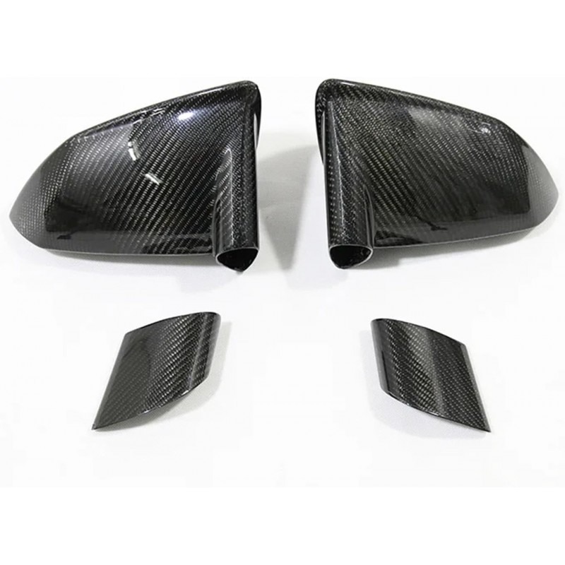 Real Carbon Fiber Modified Rearview Mirror Shell Replacement Style Mirror Cover Ear Mirror Cover Compatible with Lamborghini LP570