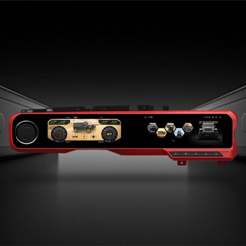 ZWNAV LCD Instrument Panel for Jeep Wrangler JL/JT, JK Modified Intelligent LCD Instrument K1 Large-Screen Navigation HD Integrated